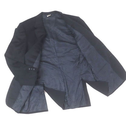 Gucci Vintage 100% Cashmere Single Tailored Jacket With Logo All Over The Back