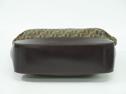 Authentic Fendi Zucca Tote Handbag Canvas Brown 16328 Zucca Bag Pre-owned