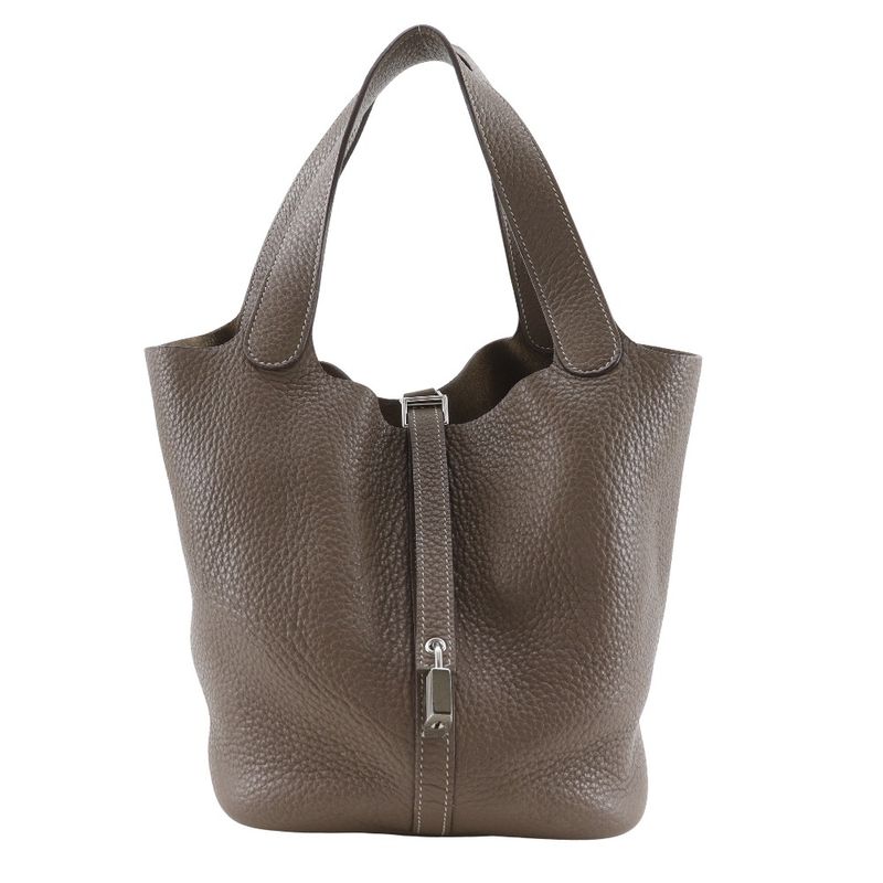 Hermes Picotin Lock MM Taurillon Clemence C Ladies Handbag