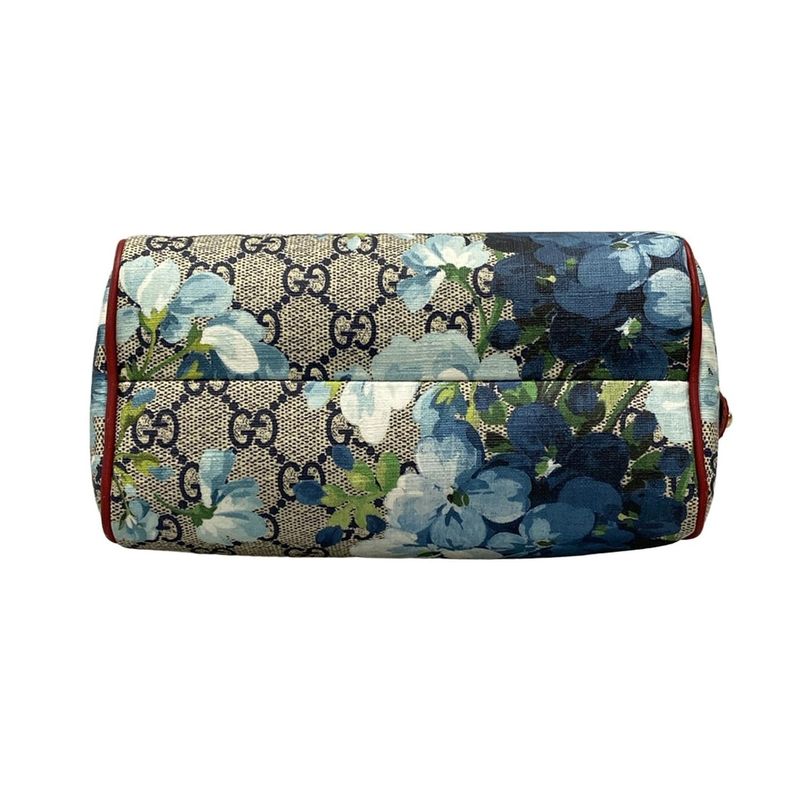 Gucci Handbag GG Blooms 546312 Navy×red×multi Leather