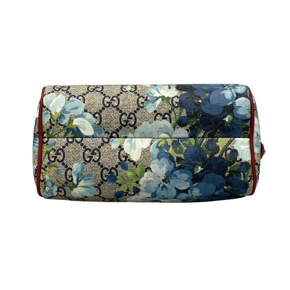 Gucci Handbag GG Blooms 546312 Navy×red×multi Leather