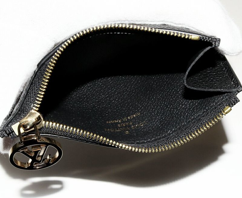 Louis Vuitton Coin Case Fragment Case With Card Case Monogram Empreinte Noir