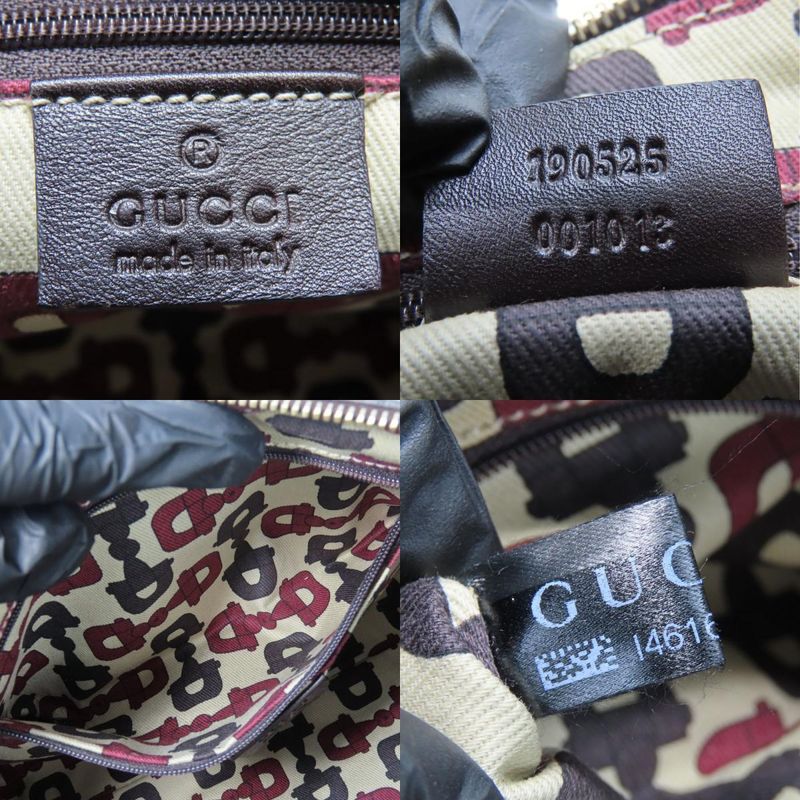 Gucci Handbag 190525 Abby Simaleather Dark Brown Gold Hardware One Shoulder