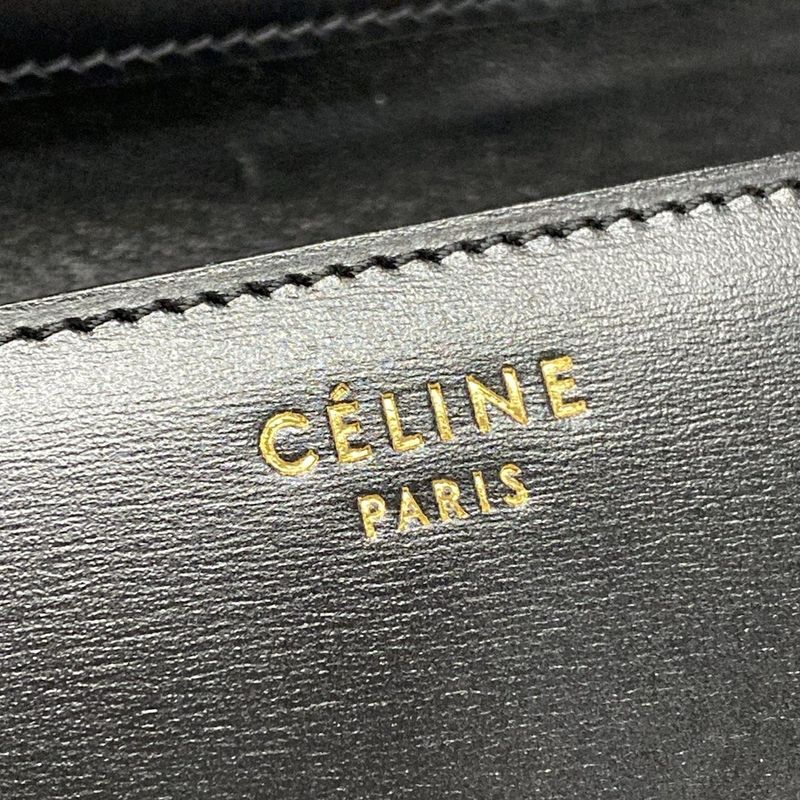 Celine Shoulder Bag Classic Medium Black