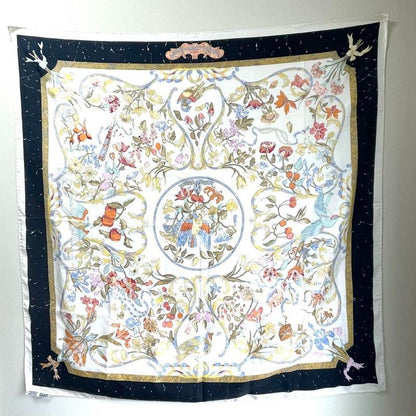 Hermes Scarf Carre 90 Oriental Stone and Western Stonework Silk
