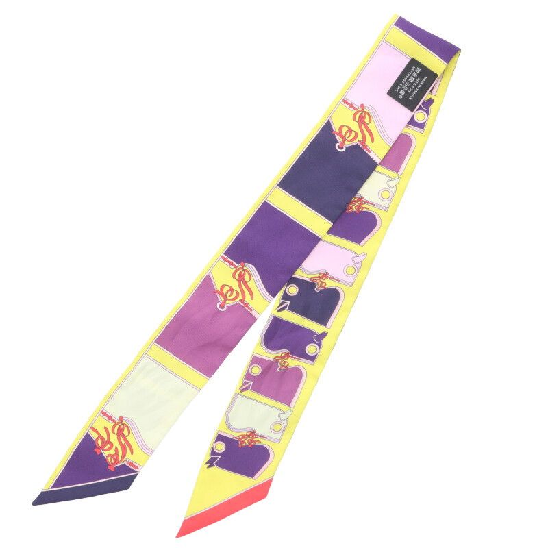 Hermes Allover Silk Twillie Scarf Men's