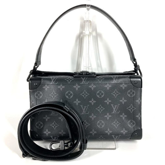 Louis Vuitton Shoulder Bag Soul Trunk EW M11744 Monogram Eclipse Canvas Black