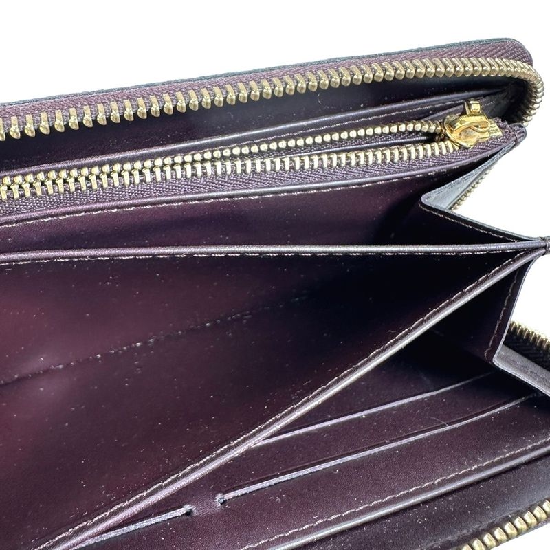 Louis Vuitton M93522 Vernis Round Zipper Zippy Wallet Long Wallet Louis Vuitton