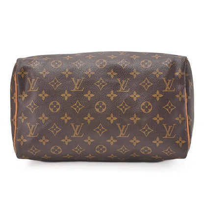 Louis Vuitton Monogram Speedy -30 Handbag M41526 Brown (gold Hardware) [no