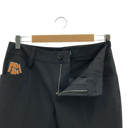 Prada - Logo Rubber Patch Slacks - S - Black - Women's