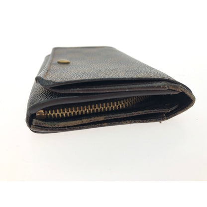 Louis Vuitton Women's Bifold Wallet Damier Porte Feuille Tresor L-Shaped