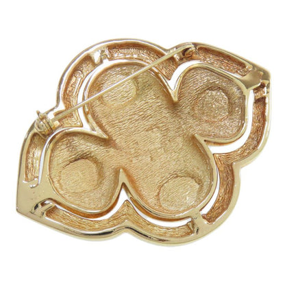 Christian DIOR Rhinestone Brooch Metal Ladies
