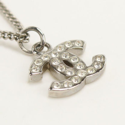 Chanel Rhinestone Coco Necklace Metal Ladies