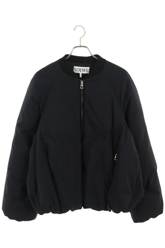 Loewe H526y02w56 Cotton Bomber Blouson With Back Logo Leather Patch Men 46