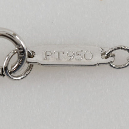 Tiffany & Co Paper Flower Large Pt950platinum × Diamond Ladies 5.3g Necklace