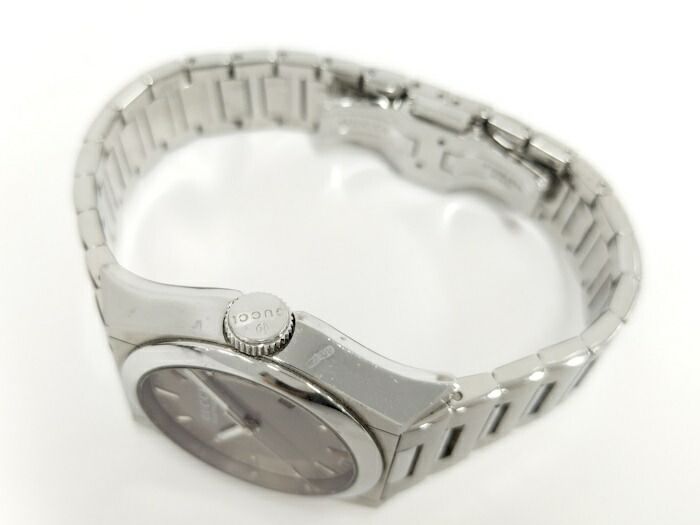 Gucci Watch Boys Size Pantheon Quartz SS Champagne Gold Dial 1154