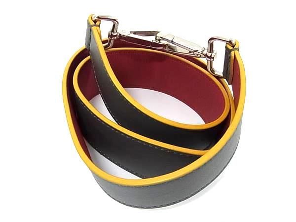 Fendi Leather Bag Shoulder Strap Crossbody Shoulder Women's Men's Gray Az8608