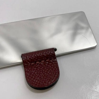 Hermes Lip Case Miroir Bordeaux Rouge Ash Excellent Condition