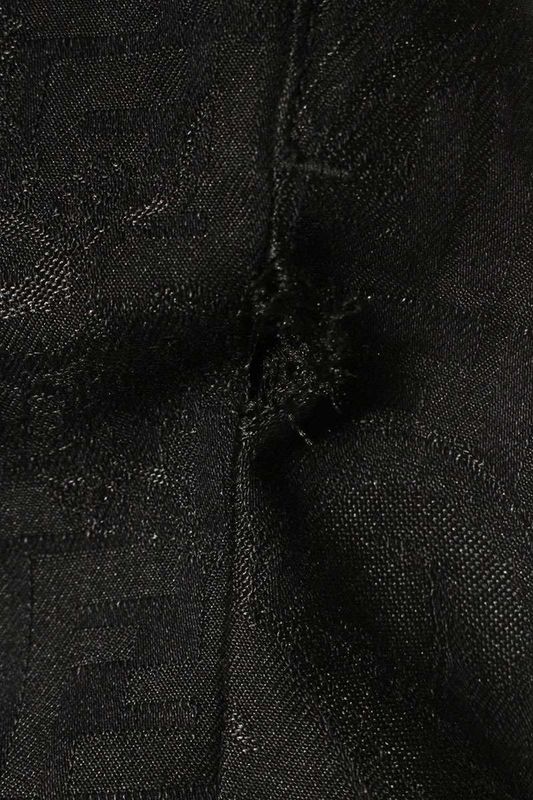 Fendi Flp201 AKCW Zucca Pattern Denim Pants Men's 30