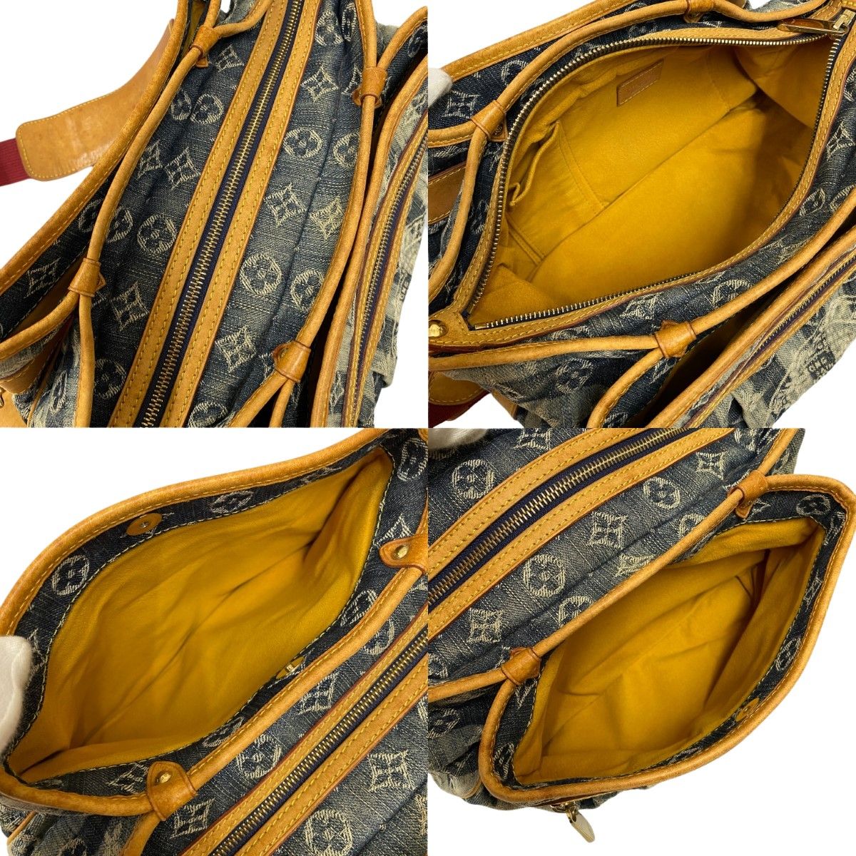 Louis Vuitton Monogram Denim Porte Epol Rayet MM Shoulder Bag Junk