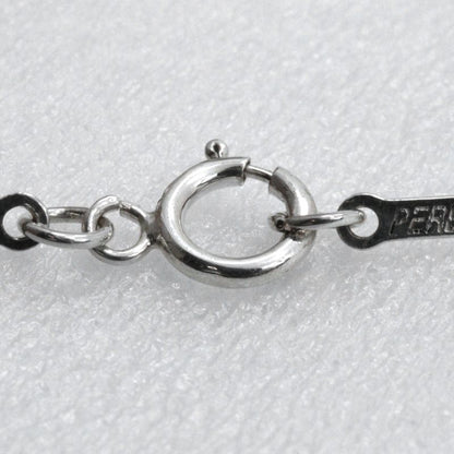 Tiffany & Co Open Heart Elsa Peretti 925 Silver Ladies 2.9g Necklace