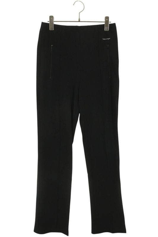 Balenciaga 17AW 508267 Ttk21 Small Logo Print Jersey Track Long Pants Men's S