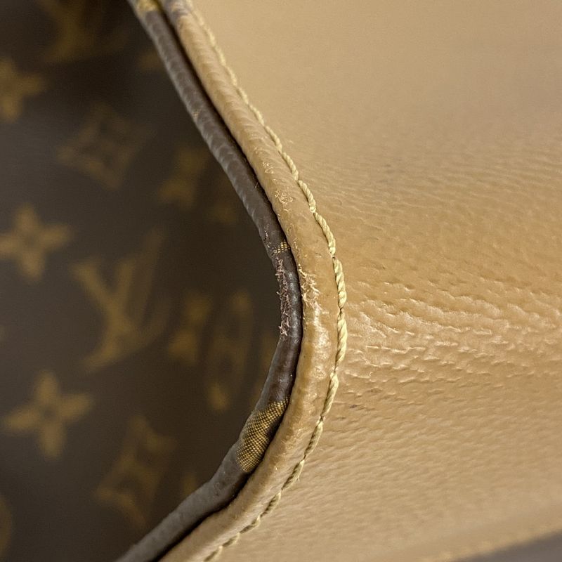 Louis Vuitton Tote Monogram Giant Reverse On-the-go GM M44576 Brown 2-way Bag