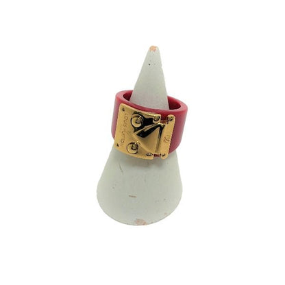 Louis Vuitton L Size Plastic X GP Ring / Ring Louis Vuitton Red