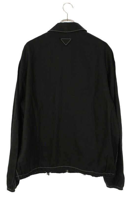 Prada Sgc767 Cotton Zip-up Blouson Men's S