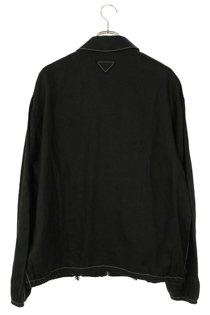 Prada Sgc767 Cotton Zip-up Blouson Men's S