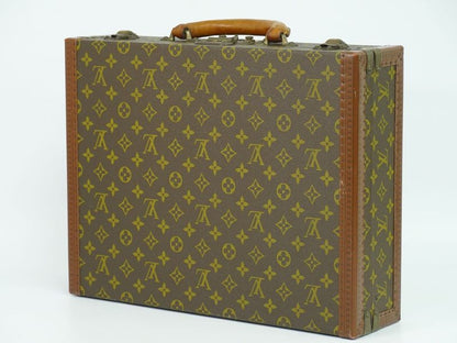 Authentic Louis Vuitton LV Cotteville 45 Monogram Trunk Travel Bag Handbag