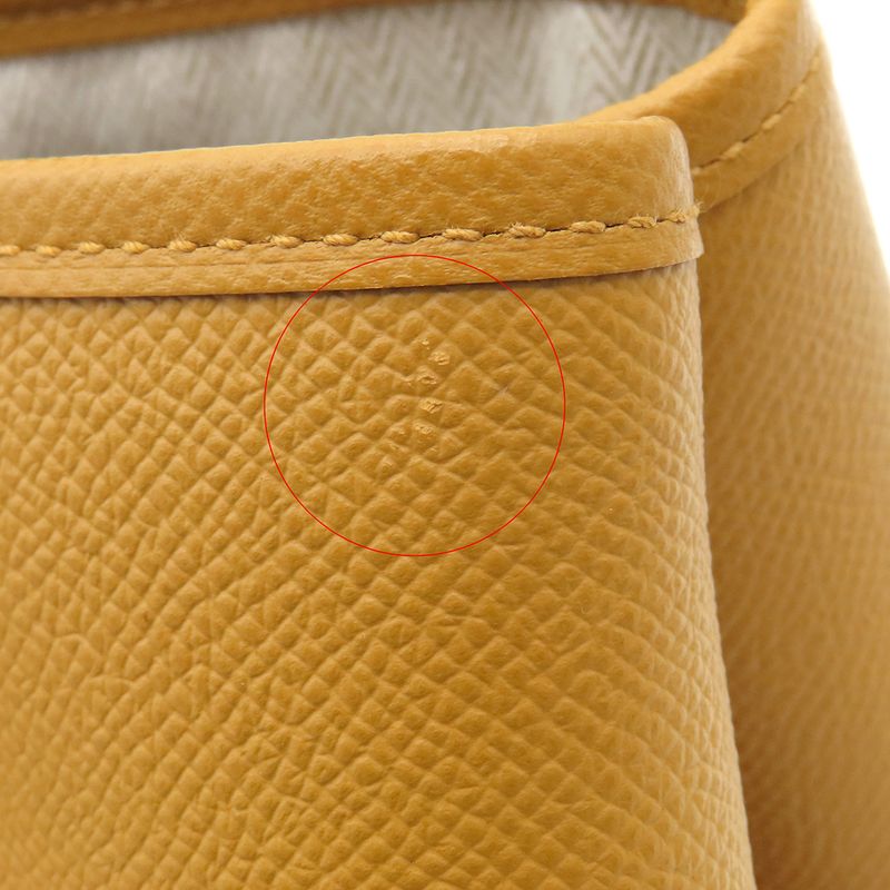 Hermes Tote Garden Party TPM Vaux Epson Sesame Silver Hardware Brown Engraved Z