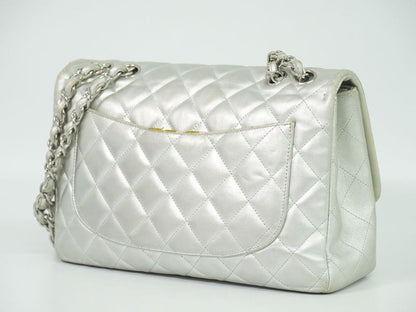 Authentic Chanel Coco Mark Matelasse Single Flap Chain Shoulder Bag Pochette