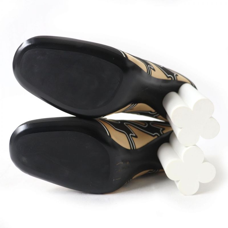 Louis Vuitton Swift Line LV Logo Hardware Tasseled Booties Multicolor 36 Women