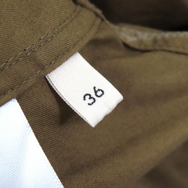 Celine 2r61c575p Cotton Logo Button Cotton Twill Safari Dress Short Sleeve