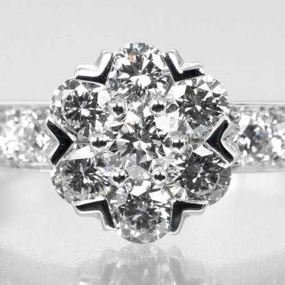 [van Cleef & Arpels] Van Cleef & Arpels Fleurette Pt950platinum × Diamond #8