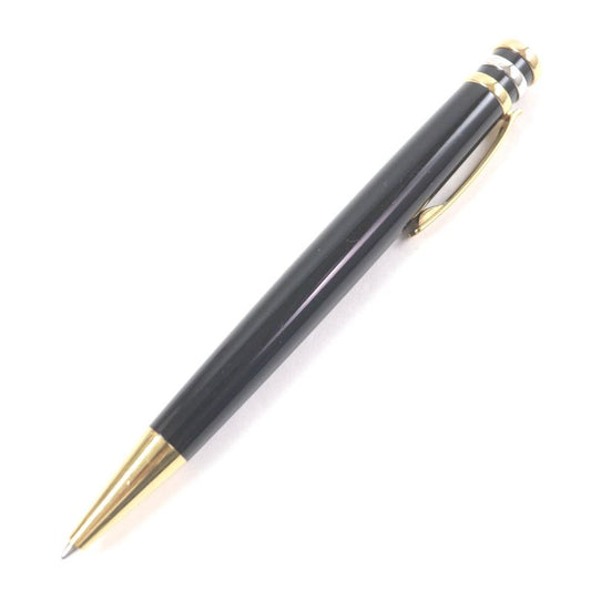 Cartier Trinity Twist Ballpoint Pen Black Gold Silver With Case