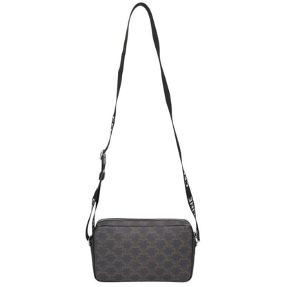 Celine 197202dnd Triomphe Canvas Medium Shoulder Bag Men's