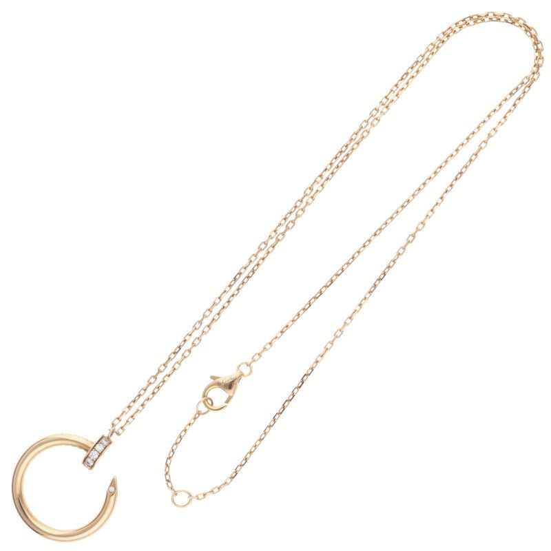 Cartier Juste Un Clou Juste UN CLOU Neclace 18K Pink Gold Diamond Necklace Men's