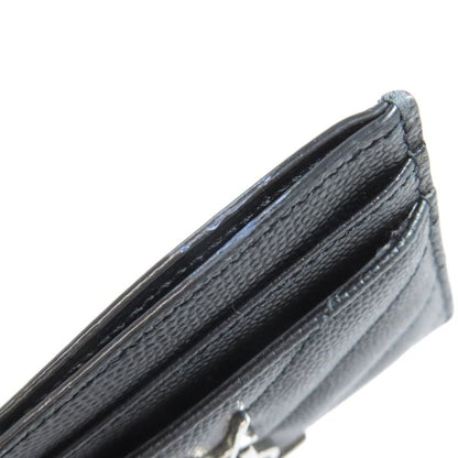 Saint Laurent V-stitch Logo Card Case Calf Women
