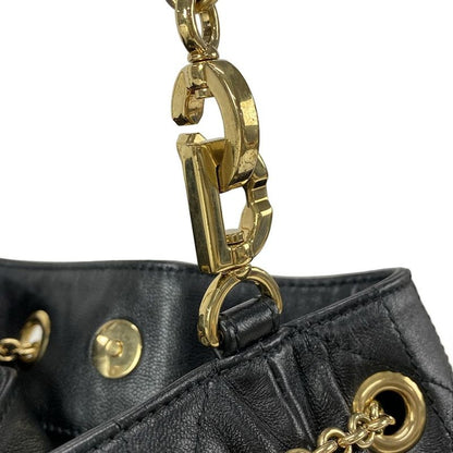 Dior/christian Dior Shoulder Bag Dior Ami Black Macrocanage Lambskin