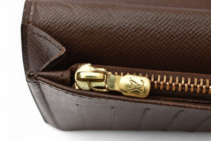 Louis Vuitton Wallet Men's Damier Louis Vuitton Long Wallet Portefeuille Blazer