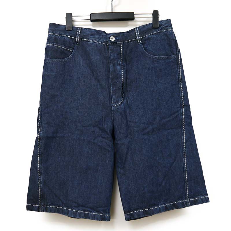 Bottega Veneta Stitch Denim Half Pants 662267 Size 46