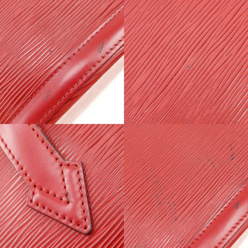 Louis Vuitton Saint-jacques M52277 Epi Leather Castilian Red As0996 Women's