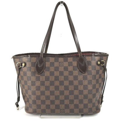 Louis Vuitton Handbag Neverfull PM N40600 Damier Canvas Ebène Brown