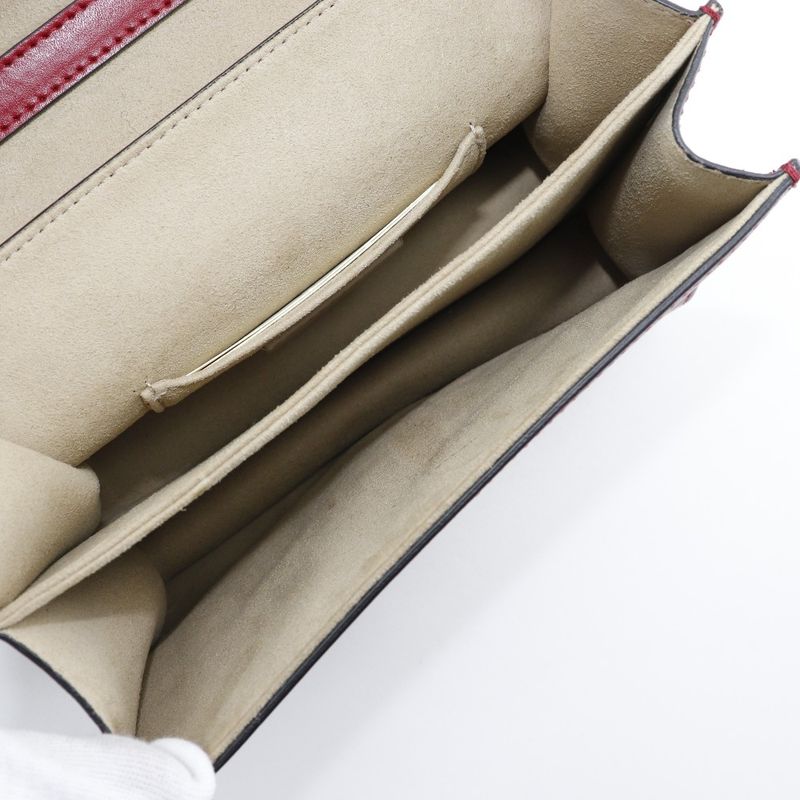 Fendi Mini Canai 8m0381 A417 Calf Red Ladies Shoulder Bag