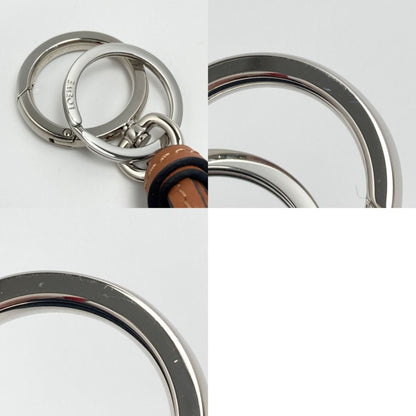 Loewe Anagram Bag Charm C621232x83 Brown Leather Key Holder