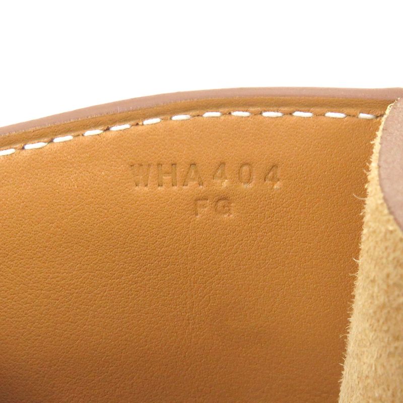 Hermes Sac A Depeches 21 Togo Leather Shoulder Bag Natural Sable W Engraved