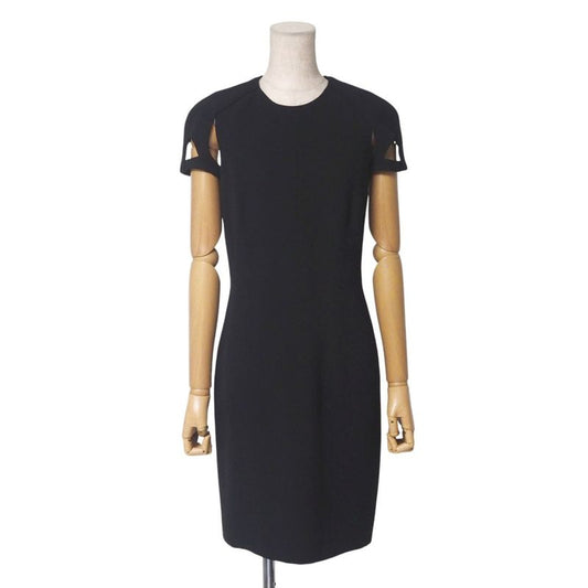 Gucci Dress Size 38 Short Sleeves Dress Silk Black Made In Italy 20250428 Ra4481