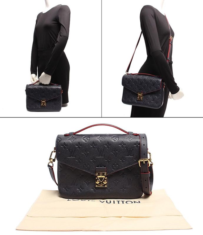 Louis Vuitton Shoulder Bag Handbag Gold Hardware Pochette Metis MM M44071 Women